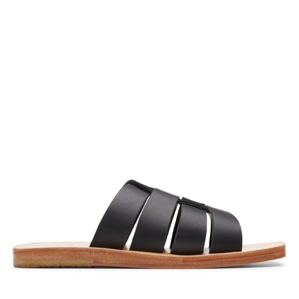 Clarks Womens Margot Weave Sandals Black | USA-9487253